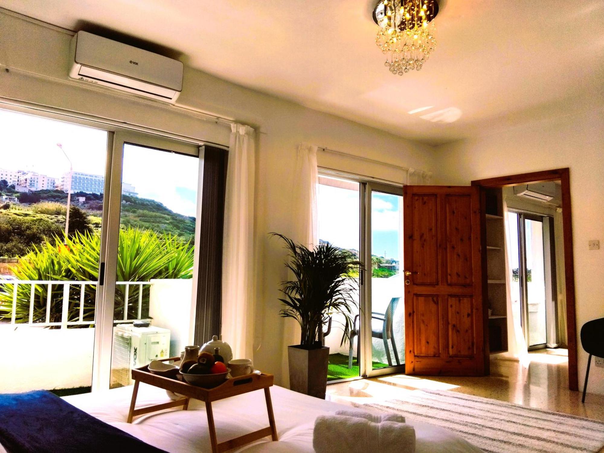 Close To Beach Unique & Cozy Apartment 3 Balconies Country Views Mellieħa Exterior foto